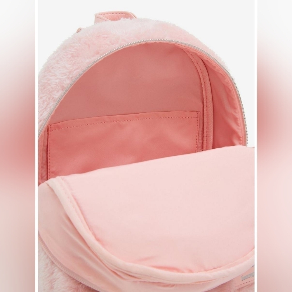 Loungefly × Sanrio • My Melody Plush Mini Backpack [8'' x 5'' x 10 1/2''] - Picture 2 of 4